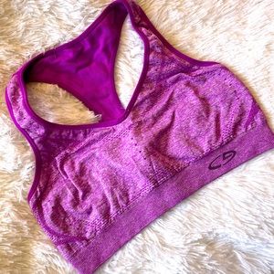 5 for $25, purple sports bra, EUC